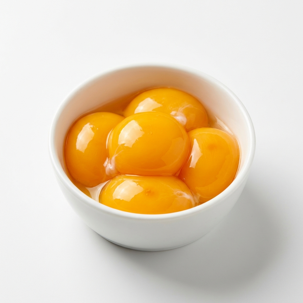 Fresh chicken egg yolks